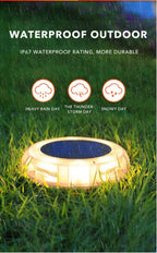 8-LED Solar Lawn Light | Outdoor Garden & Patio Stake Lamp