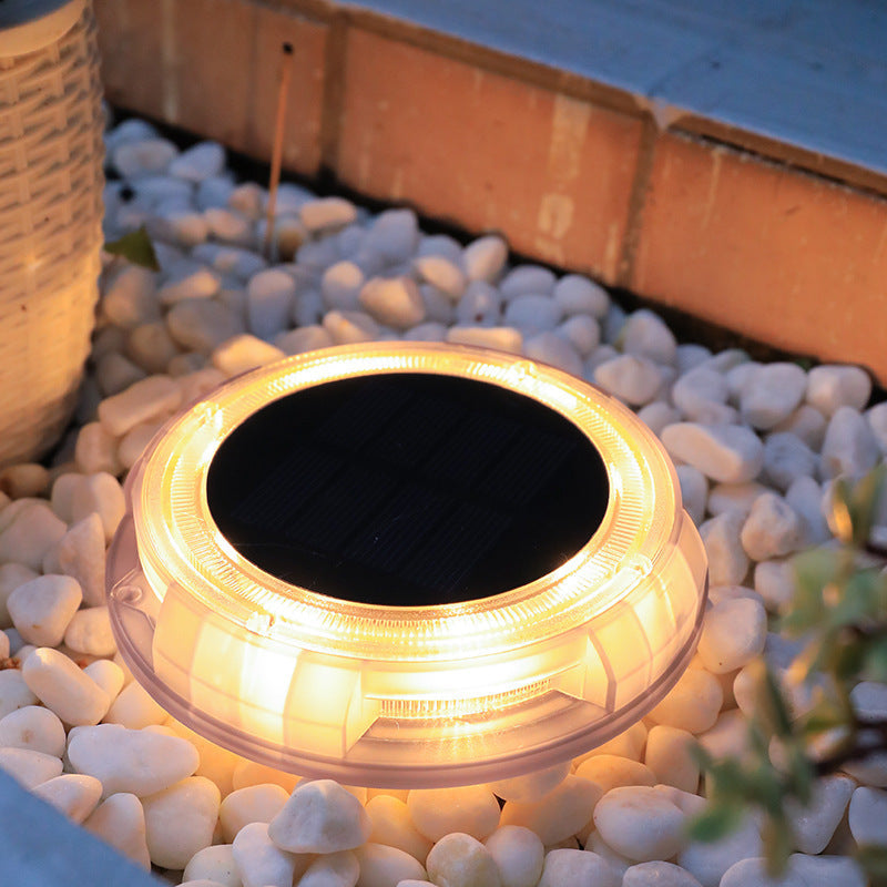 8-LED Solar Lawn Light | Outdoor Garden & Patio Stake Lamp