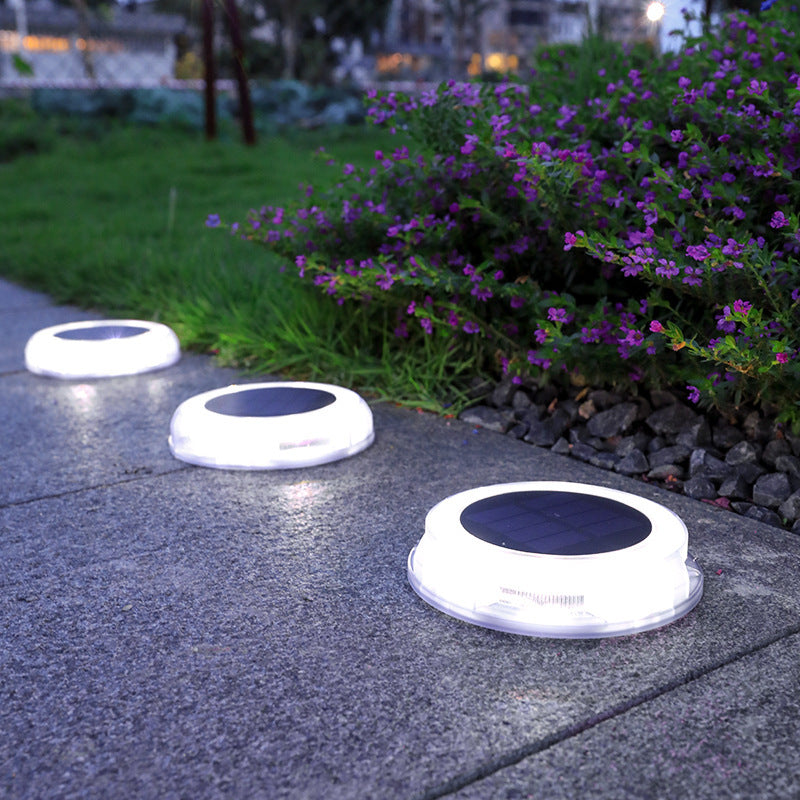 8-LED Solar Lawn Light | Outdoor Garden & Patio Stake Lamp