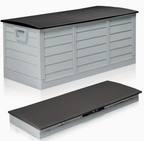 All-Season Outdoor Deck Box – Lockable Patio & Garden Storage Heavy-Duty Indoor or Outdoor Storage Deck Box – Patio, Pool, Garden, and Home