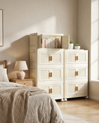 Foldable Rolling Storage Cabinet | 2–6 Layer Closet Organizer