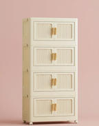 Foldable Rolling Storage Cabinet | 2–6 Layer Closet Organizer