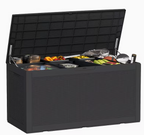 All-Season Outdoor Deck Box – Lockable Patio & Garden Storage Heavy-Duty Indoor or Outdoor Storage Deck Box – Patio, Pool, Garden, and Home
