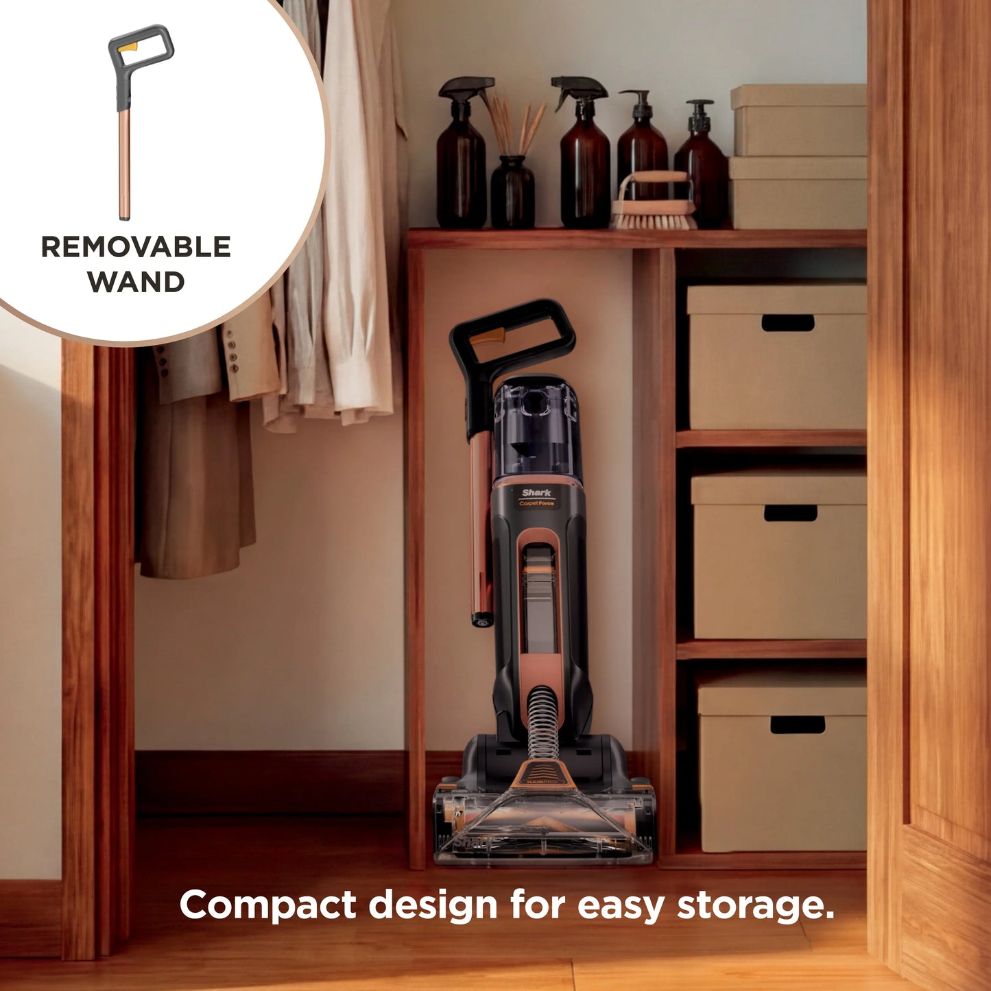 Shark Carpetforce Hairpro Upright Carpet Cleaner W/ Powerfins - EX551
