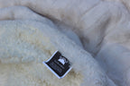Tache White Ivory Polar Faux Fur Sherpa Throw Blanket