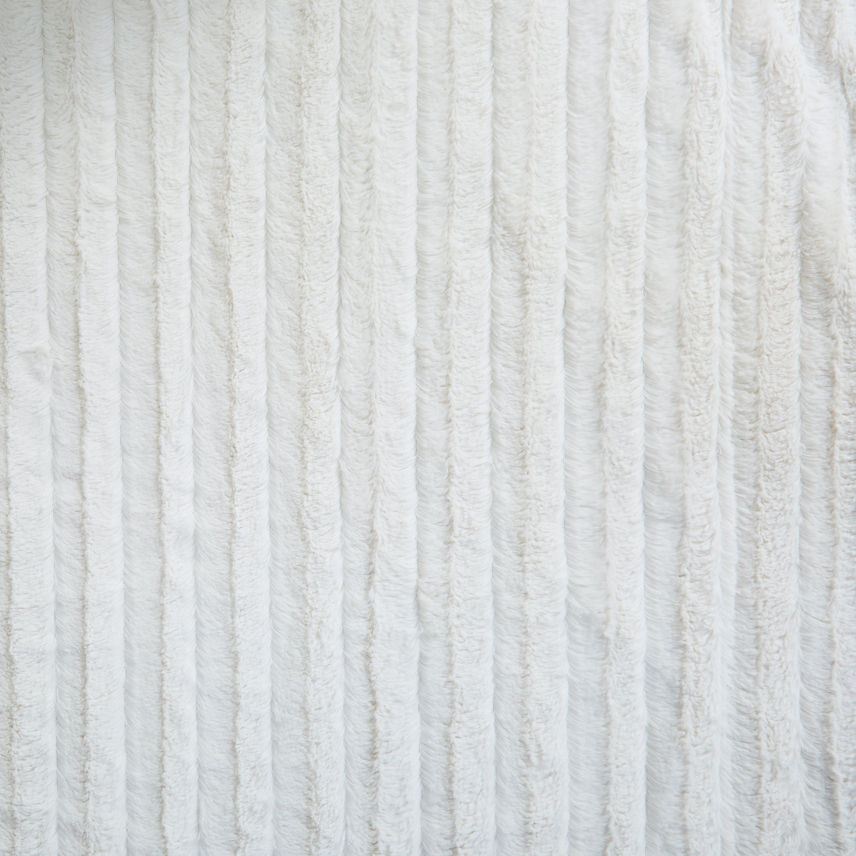 Tache White Ivory Polar Faux Fur Sherpa Throw Blanket