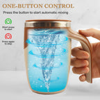 Self Stirring Mug,Rechargeable Automatic Magnetic Self Stirring Coffee Mug,Rotating Home Office Travel Mixing Cup,To Stir Coffee, Chocolate, Milk, Protein,Cocoa Etc, Great for Office, School, Gym…