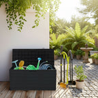 All-Season Outdoor Deck Box – Lockable Patio & Garden Storage Heavy-Duty Indoor or Outdoor Storage Deck Box – Patio, Pool, Garden, and Home